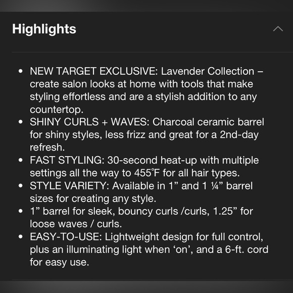 Hot Tools Pro Signature Collection Hair Curling iron 1” - NWT - Picture 6 of 10